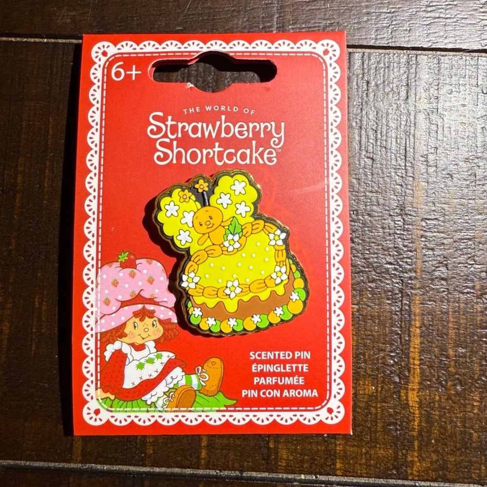 Strawberry Shortcake Yellow Cake Pin